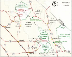 sequoia map