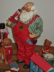 Santa Making Toys